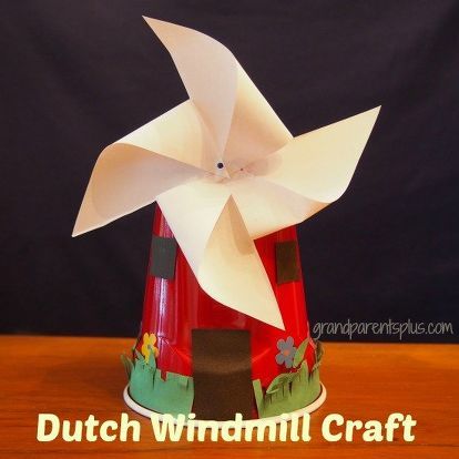 Dutch Windmill Craft for Kids